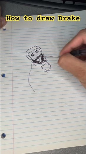 How to draw Drake - ASMR drawing tutorial