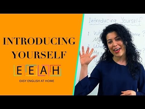 English for Beginners #1: Introducing Yourself | Easy English at Home