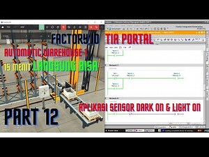 Factory IO Part 12 - Automatic warehouse part 1 - SIEMENS S7-1200 - TIA PORTAL V16 S7 PLCSIM