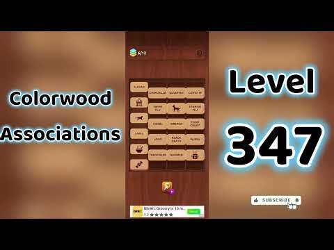 Colorwood Associations Level 347 Answers 🧩✨ | Go Answer