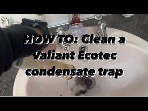 HOW TO: Clean the condensate trap on a Vaillant ecotec boiler