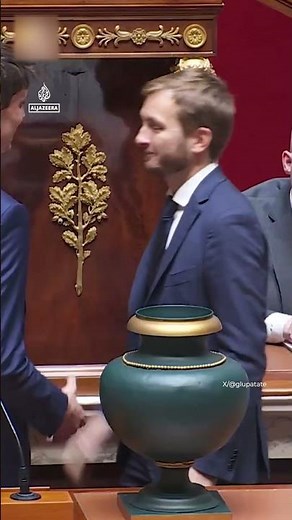 French left-wing MPs refuse to greet far-right lawmaker | AJ #shorts