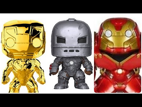 Funko Pop Iron Man Complete Collection