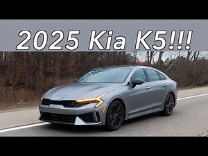 A Drive Review of the Updated 2025 Kia K5 GT 2.5T: Mainstream Sport Sedan!