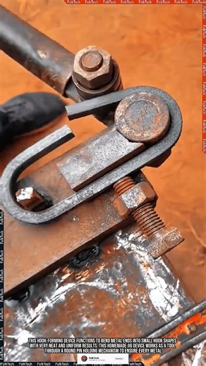 Manual Hook Former Tool: Forming Metal Hooks Quickly With High Precision #tool #tools #innovation