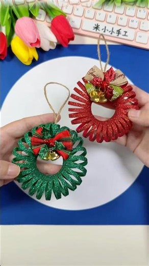 Make a Super Cute Christmas Ornament! 🎄✨ DIY Craft
