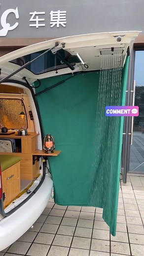 32K views · 372 reactions | https://171outdoor.com/ Diy campervan van life shower awning tent #awning #awnings #campervan #vanlife #tent #tents #fyp #foryou | OTR Camper Trailer | Facebook