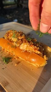 458K views · 769 reactions | 杻咽 BUTTERY LOBSTER ROLL 咽杻 Throw some grill-ready lobster tails on the grill and baste them in a garlic butter sauce, then finish them off with crunchy breadcrumbs, lemon juice, and fresh dill  Guaranteed to impress your guests during your next outdoor gathering  #lobster #grilling #recipe #giftideas #overthefirecooking #giftidea | Breeo | Facebook