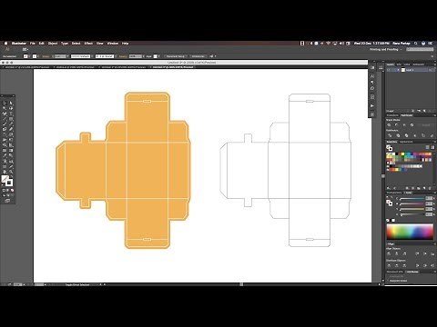 Making Dieline or Keyline in Adobe Illustrator Easy Method