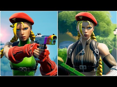 Fortnite "CAMMY" SKIN GAMEPLAY ! (New Street Fighter Skin)