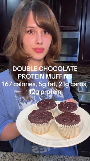 Double Chocolate Protein Muffins — 30 High-Protein Low-Cal Treats