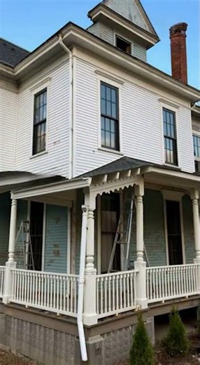 renovation Abandoned Victorian house