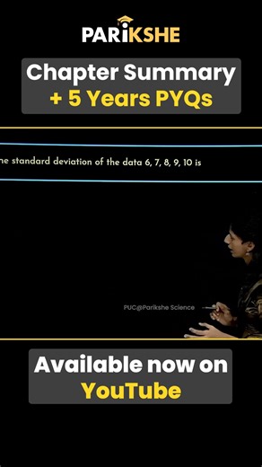 PARIKSHE on Instagram: "📘 KCET Appeared Question Solved: Standard Deviation | 1st PUC Science Maths"