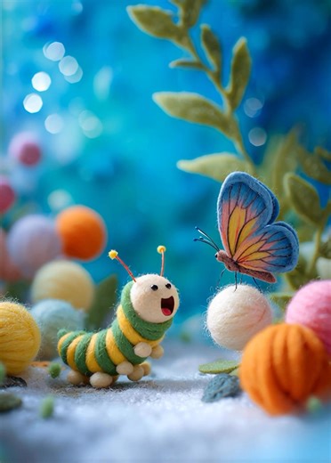 A fun cute animation 🦋 🐛 #fblifestyle #butterfly | Artistic Imaginings