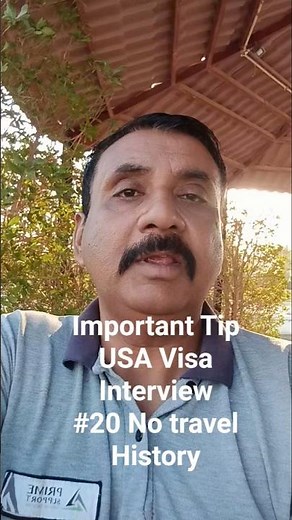 USA Visa Interview if we do not have a Travel History |#motivation #shortsvideo #usavisa #viralvideo