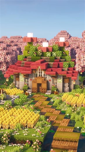 Arichoo on Instagram: "Tulip Cottage 🌷 Download available on my Patreon for the Angel Shrooms! 🌿 Java 1.21.10 🌅 BSL Shaders (own edit) 🛠️ Mods (Fabric): Sodium, Iris, Continuity, Flashback ————————————————————————— #minecraftaesthetic #minecraftreels #minecraftbuild #cottagecoreminecraft #cozygames #cottagecorevibes"