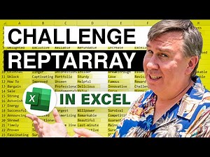 Excel Challenge: What is the Most Efficient Way To do a REPTARRAY - Episode 2585