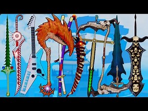 ALL SWORD LOCATION & SHOWCASE in King Legacy Update 10