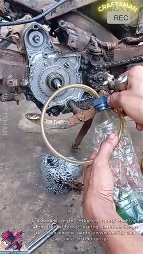 Engine cleaning spray tool powerful wash #video #viral