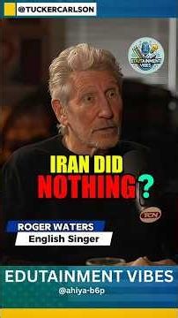 Roger Waters on Iran‼️