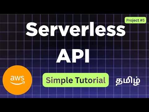 AWS Serverless API Tutorial in Tamil 🔥 | Lambda + API Gateway Step by Step