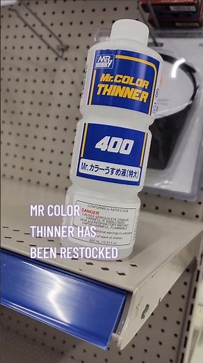 Mr Color thinner and Mr leveling thinner were both restocked today!!#mrcolor #mrhobby #painting