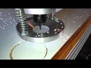DIY CNCRP based 6' x 11' CNC router machining PTFE Teflon using pressure plate