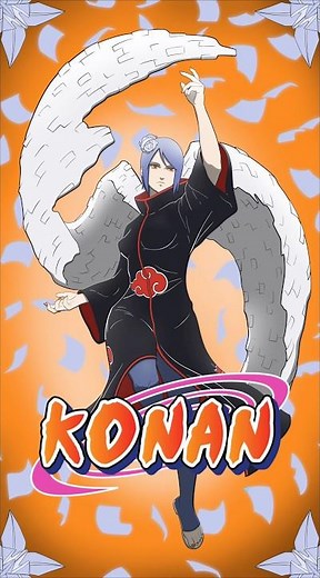 ¿Sabías estas curiosidades de Konan de Akatsuki? Proceso digital de dibujo fanart | #naruto