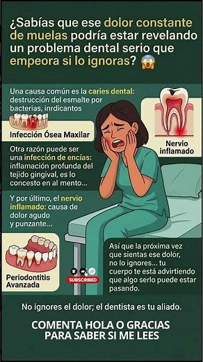 ALERTA⚠️Causas y Riesgos del Dolor Dental