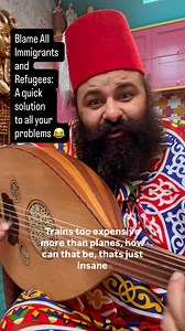 7.4K views · 394 reactions | Blame all Immigrants and Refugees; A quick solution to all your problems  Lyrics and Music by Joseph Tawadros. If you enjoyed the song, please share, like and subscribe  Love to everybody, including Immigrants and Refugees ❤️ | Joseph Tawadros | Facebook