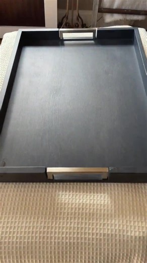 Maple Ottoman Tray: Large Modern Farmhouse Serving Tray With Handles - Etsy