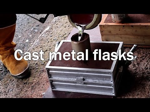 Metal Casting at Home Part 93 Cast Metal Flasks