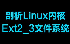 剖析Linux内核Ext2_3文件系统丨磁盘布局及超级块 丨Ext2/3索引节点与组描述符 丨链接文件与分配策略