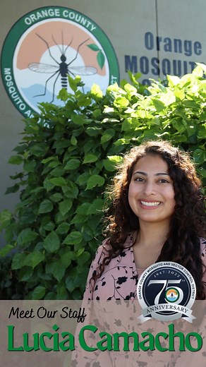 Acting Human Resources Specialist Lucia Camacho works tirelessly behind the scenes to ensure that OCMVCD employees can do what they do best – educate and protect Orange County from vectors and vector-borne diseases. In her spare time, she likes to stay current with international events and watch shows on Netflix. | Orange County Mosquito and Vector Control District