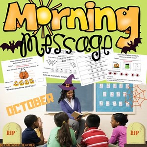 PREVIEW FIRST GRADE MORNING MESSAGE: OCTOBER
