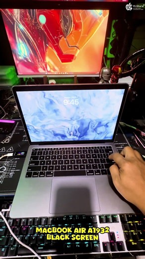 Macbook Air A1932 Black Screen #servicemacbook