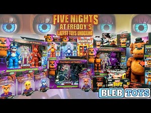 Unboxing latest Five Nights at Freddy's toy collection | no talking toy review ASMR