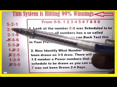Win Pick 3 Lottery - Best Pick 3 Technique to capture winnings Everytime