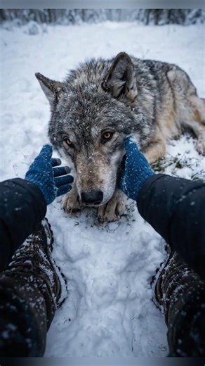 I Found a Dying Wolf Alone in a Blizzard…