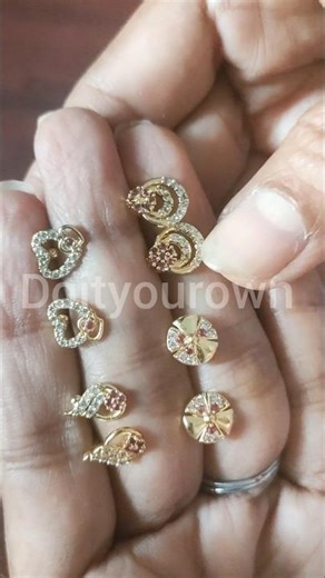 @Meesho Premium quality ear rings & studs are very good friends 💯👍 ||#shorts