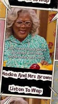 Madea And Mrs Brown Listen To Wap #classiccomedy #funnyvideos #comedian #funny