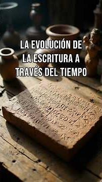 La evolución de la escritura a través del tiempo #escritura #civilizaciones #historia #legado