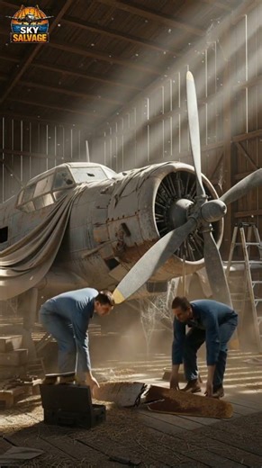 Abandoned Barn Plane Restored to Perfection | Full Aircraft Transformation Timelapse #aviation