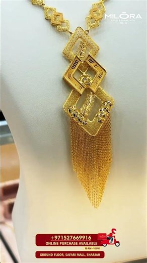 Beautiful 22KT Gold Necklace Collection | Elegant Traditional & Modern Designs