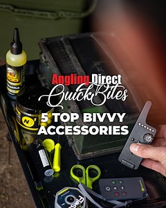 👍 Long gone are the days of the angling community putting up with the bare minimum when on a long or overnight session! In this QuickBite video, we cover 5 great bivvy accessories to make your fishing even more efficient at the bankside. 🏠 Make your Home from Home extra special with these 5 fishing must-haves! Have you got a go to bivvy accessory? 🎣 Improve your bankside accommodation with our selection of 'Home from Home' improvements. 🛒 Shop Now https://www.anglingdirect.co.uk/specials/biv