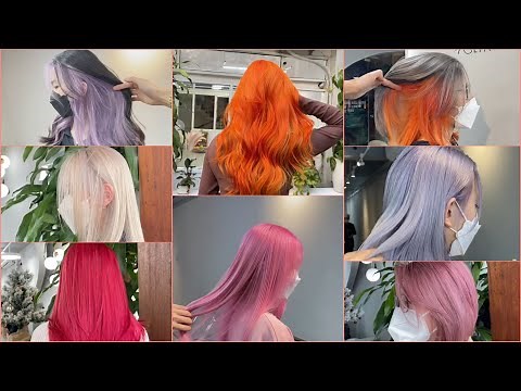 🌈Những Màu Tóc Đẹp Nhất Năm 2022🔥 | cre : Alin #nhuomtoc #mautocdep #makep