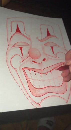 Chicano Art and Tattoo Drawings - Easy Smile Now Cry Later Tutorial