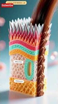 Hair Structure and it's Growth Explained #hair #haircare #hairgrowth #hairstyle #youtube #shorts