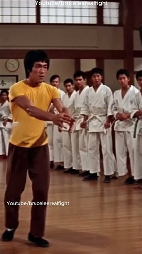 Bruce Lee’s Powerful Kick Sends a Sandbag Flying