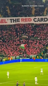 4.2K views · 210 reactions | ⚡️Fans of Celtic fans from the Green Brigade group raised red cards and the flag of Palestine to protest Israel's participation in a football game against Bayern Munich. #Gaza #palestine | Raymonda Hassan | Facebook